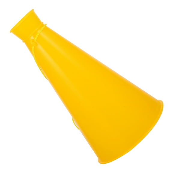 IBASETOY party air horn Cheer Megaphone Plastic Yellow 1Set