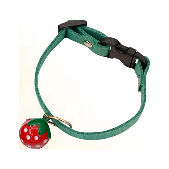 IBASETOY kitten accessories Pet Necklace Green Material 1Set