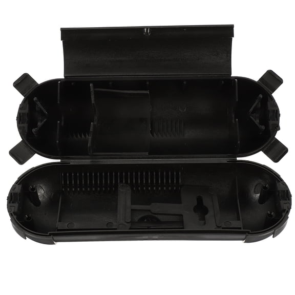 IBASETOY outdoor cord protector box Connection Box Black Plastic Cord Connection 1Set