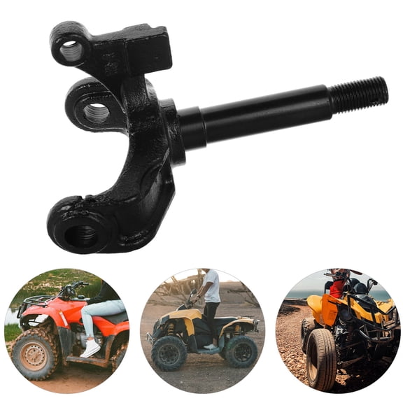 IBASETOY Flexible Steering Black Front Spindle Knuckle for Atv Go Kart Parts Durable Design