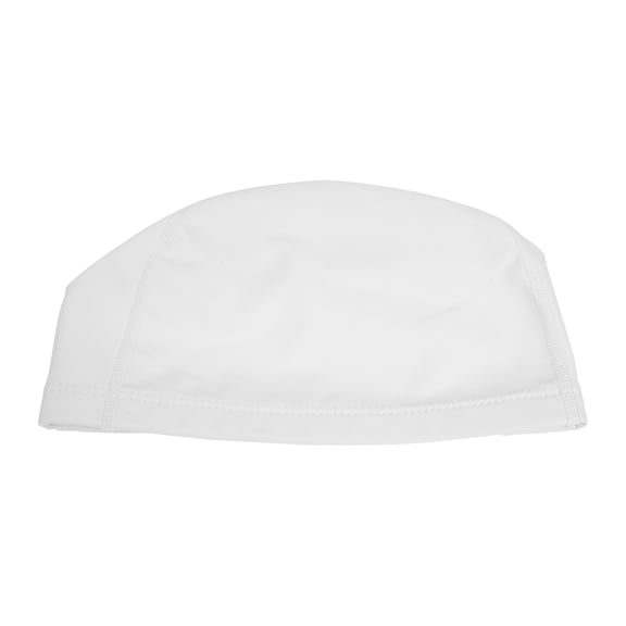 IBASETOY Portable White Swimming Hat Elastic and Lightweight Swim Accessory for Adults