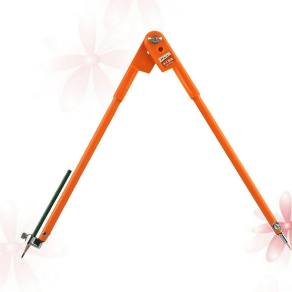 IBASETOY Multi Purpose Metal Marking Tool Precision Pencil Compass Orange Zinc Alloy 1Pcs