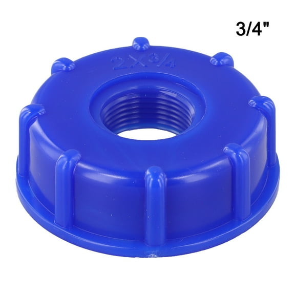 IBC Adapter Cap in Blue Plastic with S60x6 Coarse Threads Available Now