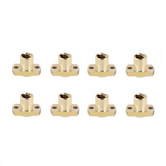 8pcs Screw Brass Nut Diameter 8mm Pitch 2mm ,8mm for Ender 3,for 3D printer