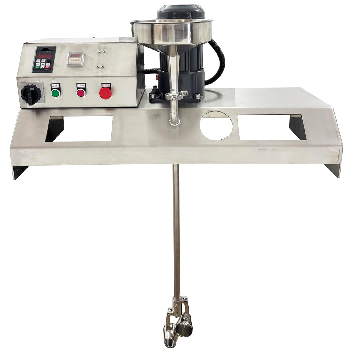 IBC Ton Barrel 1000L Electric Mixer for Chemical Cosmetics Paint Ink ...