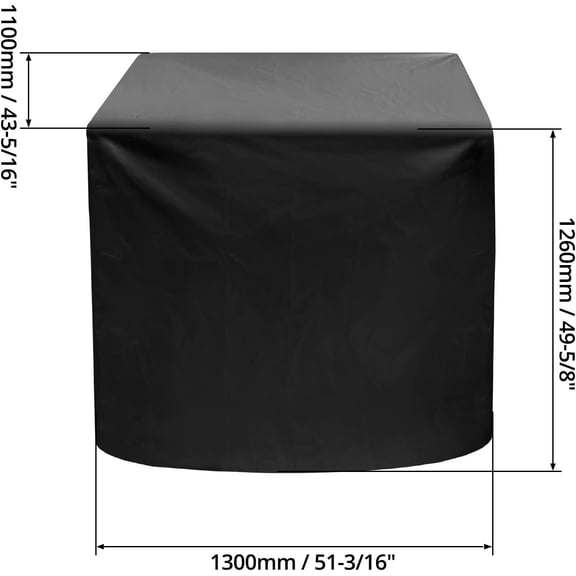 IBC Tote Cover, 4 Pack Sunshade and Waterproof Hood for 275 Gallon Tote and Garden Water Tank - Black