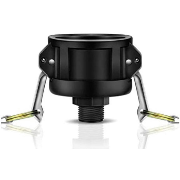 IBC Tote Fittings for 275 330 Gallon Tank-2 Inch Cam Lock Fittings-for 3/4 Male Garden Thread Adapter