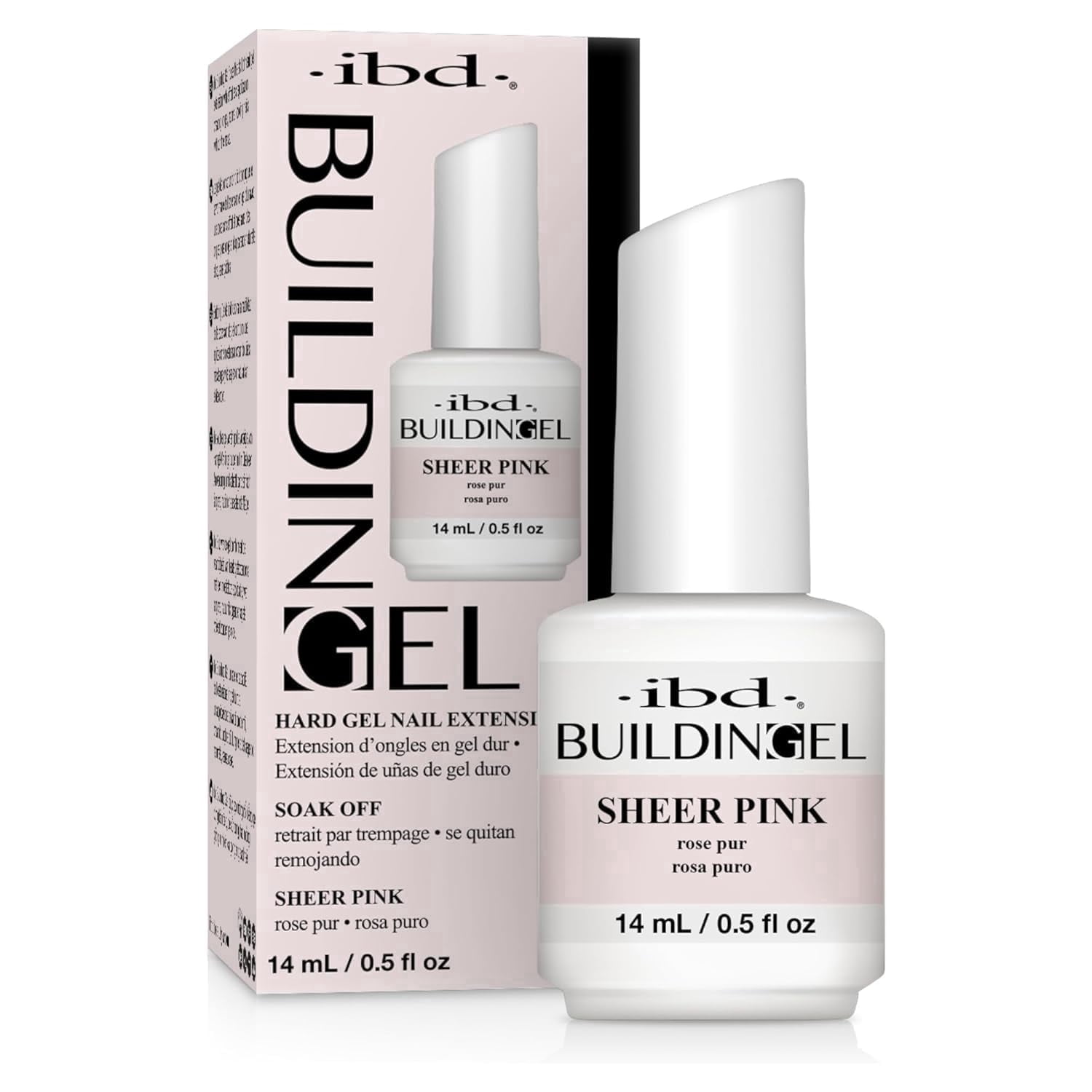 ibd, Hard Building Gel, 0.5 oz, Soak-Off Nail Extension - Walmart.com