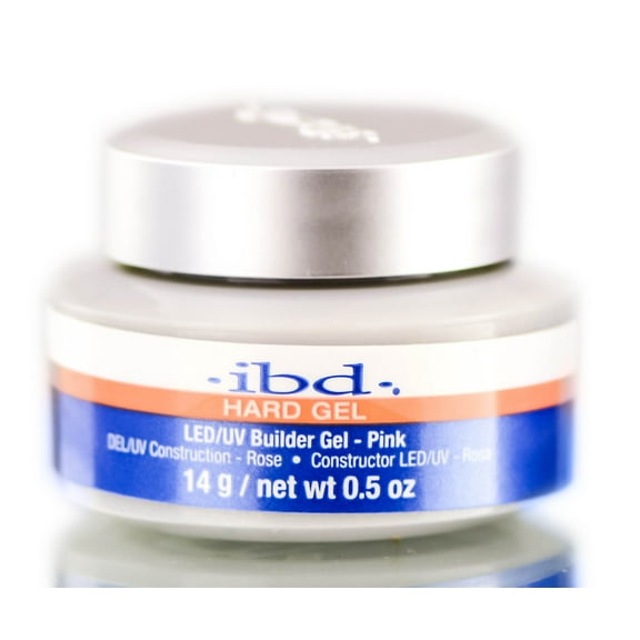 IBD Hard Gel LED/UV Builder Gel - Pink - 0.5 oz