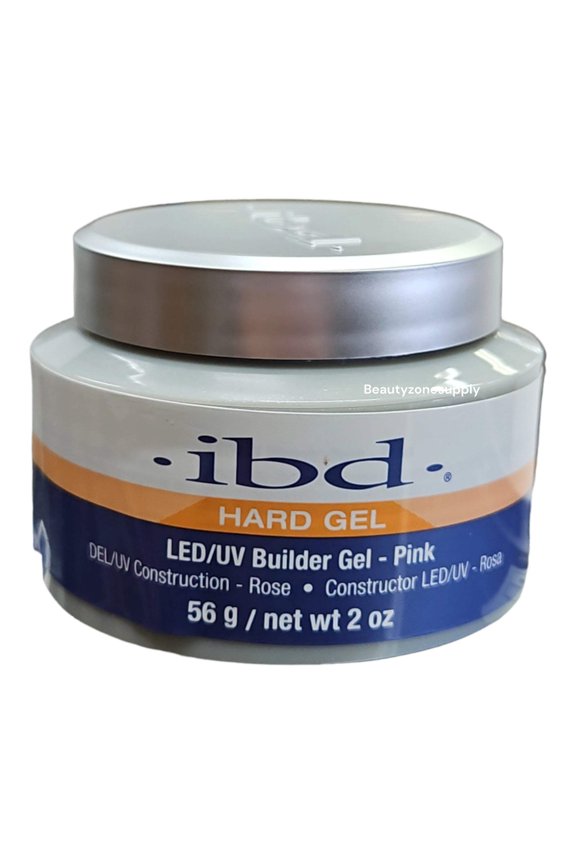 Hard Gel LED/UV Builder Gel - Pink - 2 oz