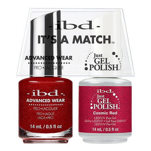IBD It's a Match GEL & Nail Polish Matching - Cosmic Red - Free 2 Nail File