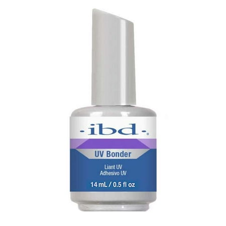 IBD Non-Acidic Nail Primer, LED/UV Bonder – Nail Primer for Gel Polish and Acrylic Nails, Nail Bonder for Long-Lasting Adhesion, 0.5 oz