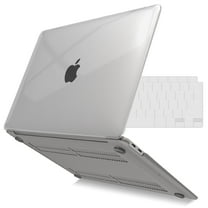 IBENZER 2022 2021 MacBook Air 13 inch Case M1 A2337 A2179 A1932 Plastic Hard Shell Case with Keyboard Cover for Apple Mac Air 13 with Touch ID (2018-2022), Crystal Clear, W-AT13-CYCL 1
