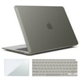 thumbnail image 1 of IBENZER 2022 2021 MacBook Air 13 inch Case M1 A2337 A2179 A1932 Plastic Hard Shell Case with Keyboard Cover for Apple Mac Air 13 with Touch ID (2018-2022), Gray, W-AT13-GY+2, 1 of 10