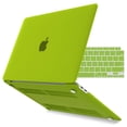 thumbnail image 1 of IBENZER 2022 2021 MacBook Air 13 inch Case M1 A2337 A2179 A1932 Plastic Hard Shell Case with Keyboard Cover for Apple Mac Air 13 with Touch ID (2018-2022), Midnight Green, W-AT13-MTGN+1, 1 of 10