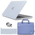 thumbnail image 1 of IBENZER 2025 2024 M2 MacBook Pro 13 Inch Case A2338 A2289 A2251 A2159 A1989 A1706 A1708 (2025-2016), Hard Shell Case & Sleeve Bag & Keyboard Cover & Type-C for Mac Pro 13, Sierra Blue,T13-SIBL+3, 1 of 8