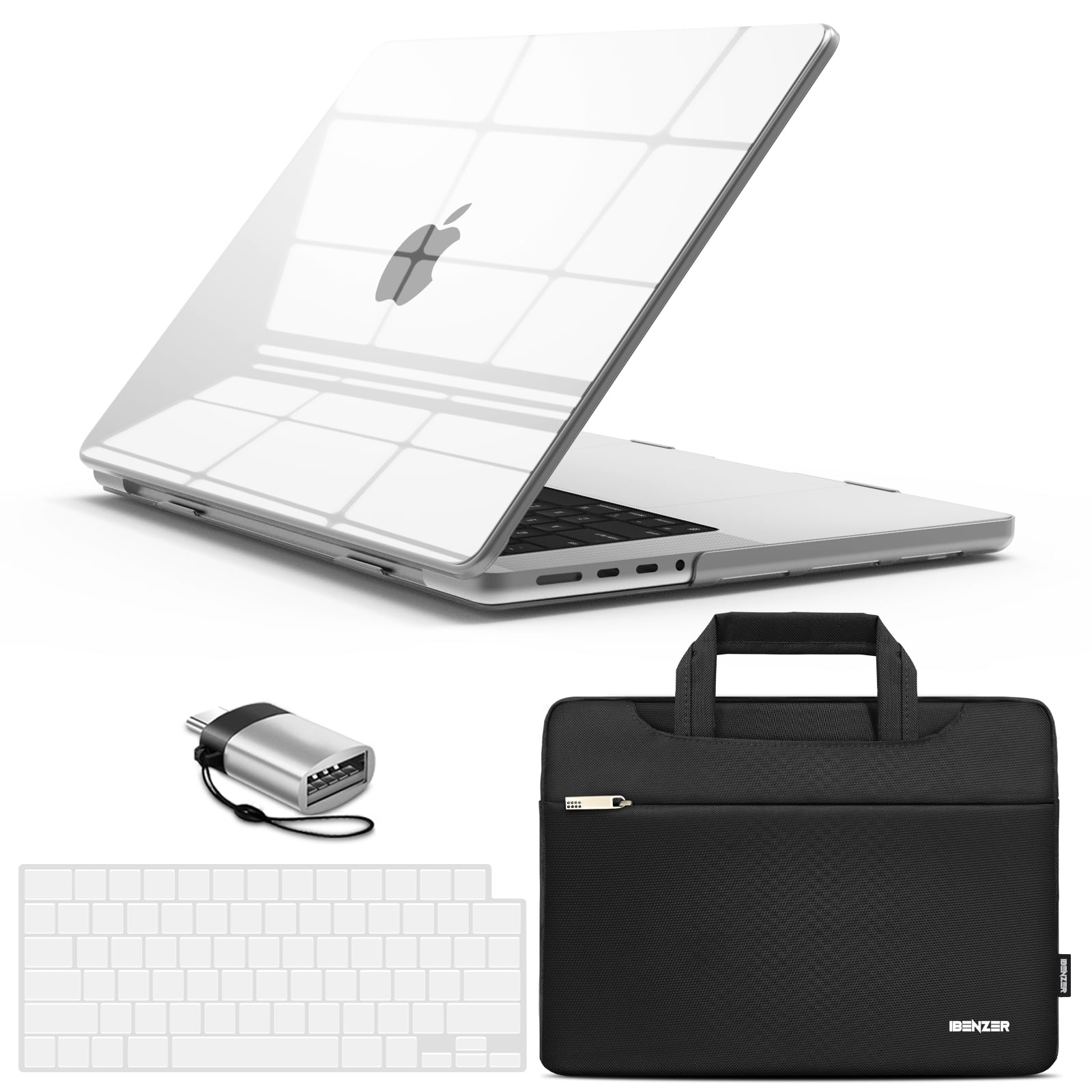 IBENZER Case for MacBook Pro 14 Inch 2024 2023 M3 A2992 A2918 M2 A2779