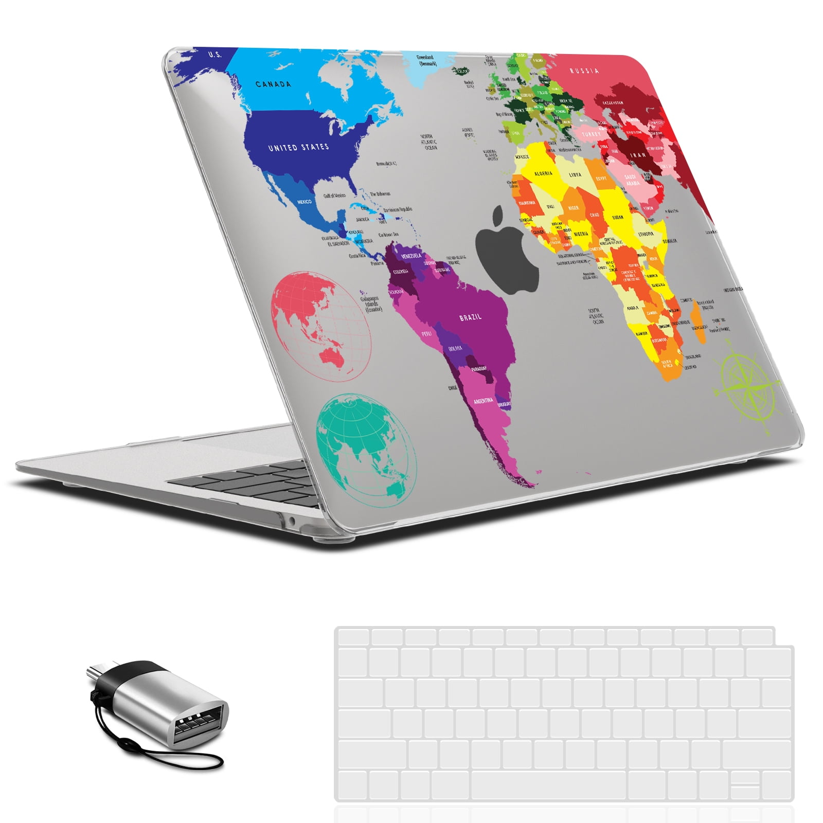 IBENZER Compatible with 2022 2021 2020 MacBook Air 13 inch Case M1 ...