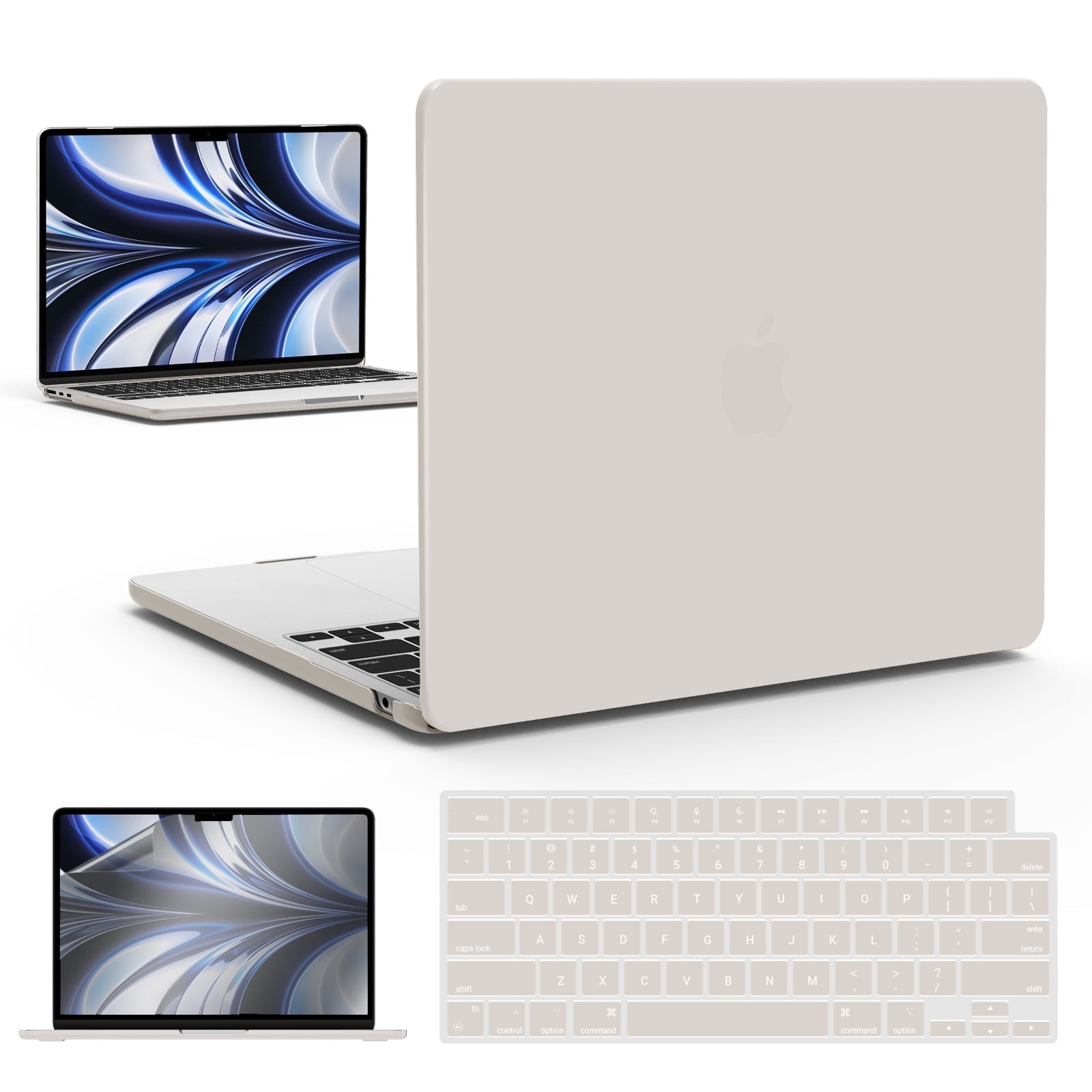 IBENZER Compatible with 2024 2023 2022 MacBook Air 13 inch Case M3