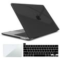 thumbnail image 1 of IBENZER Compatible with 2025 2024 MacBook Pro 13 Inch Case M2 M1 A2338 A2289 A2251 A2159 A1989 A1706 A1708 (2025-2021), HardShell Case & Keyboard Cover & Screen Film, Crystal Black, CYBK, 1 of 10
