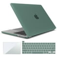 thumbnail image 1 of IBENZER Compatible with 2025 2024 MacBook Pro 13 Inch Case M2 M1 A2338 A2289 A2251 A2159 A1989 A1706 A1708 (2025-2021), HardShell Case & Keyboard Cover & Screen Film, Midnight Green, MTGN, 1 of 10