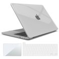 thumbnail image 1 of IBENZER Compatible with 2025 2024 MacBook Pro 13 Inch Case M2 M1 A2338 A2289 A2251 A2159 A1989 A1706 A1708 (2025-2021), HardShell Case & Keyboard Cover & Screen Film, Crystal Clear, CYCL, 1 of 10