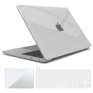 IBENZER Compatible with 2025 2024 MacBook Pro 13 Inch Case M2 M1 A2338 A2289 A2251 A2159 A1989 A1706 A1708 (2025-2021), HardShell Case & Keyboard Cover & Screen Film, Crystal Clear, CYCL