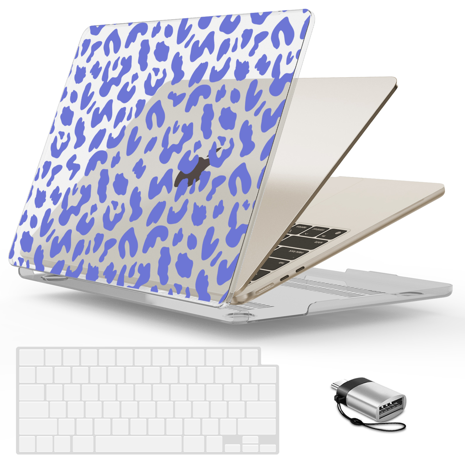 IBENZER Compatible With 2025 2024 2023 2022 MacBook Air 13 Inch Case M4 A3240 M3 A3113 M2 A2681 Hard Shell Keyboard Cover Screen Film Mac 13 6 Touch Id Macha Green W Ma