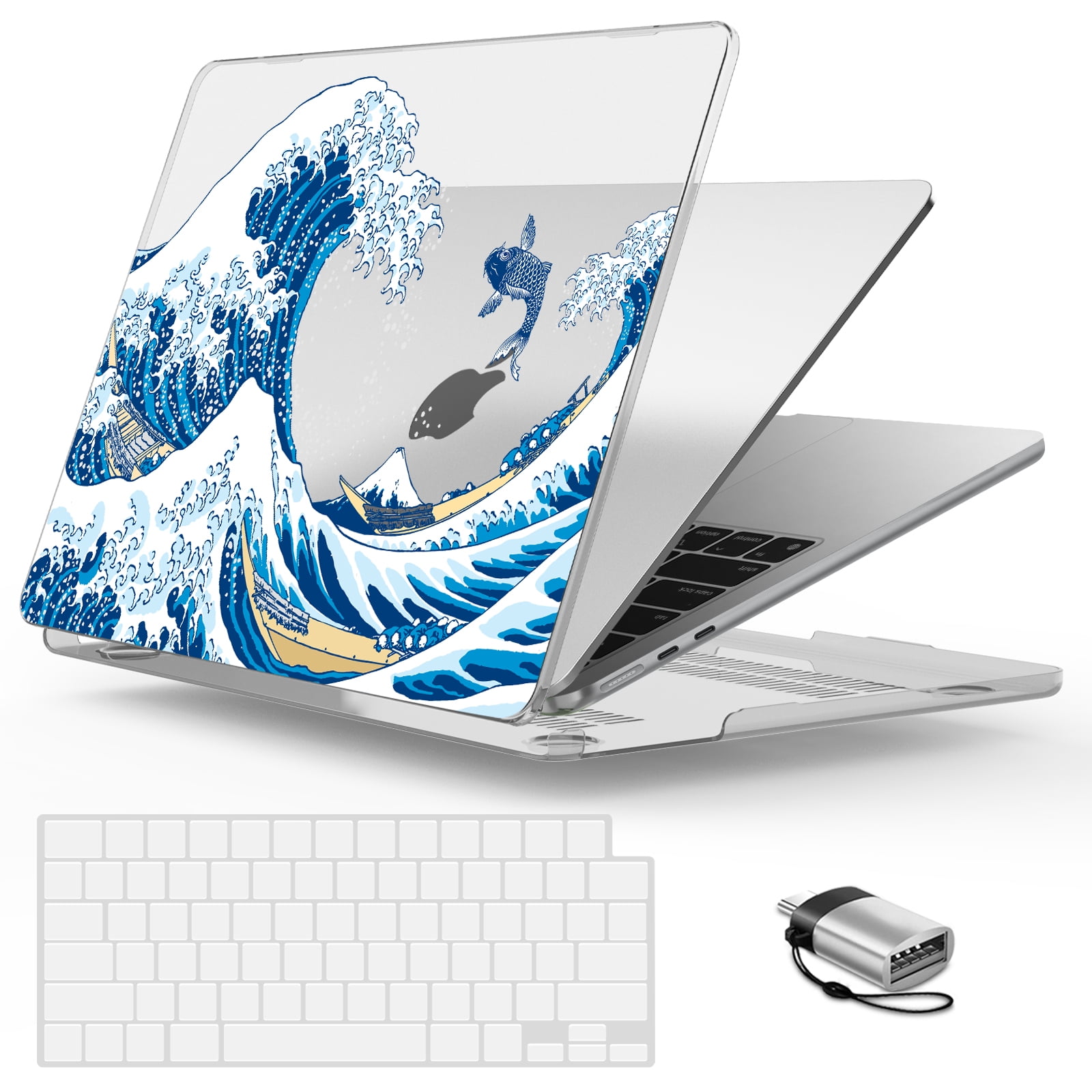 IBenzer Hard Shell Case For 15" MacBook Air M4/M3/M2 (2023-2025 Models) - Slim & Protective
