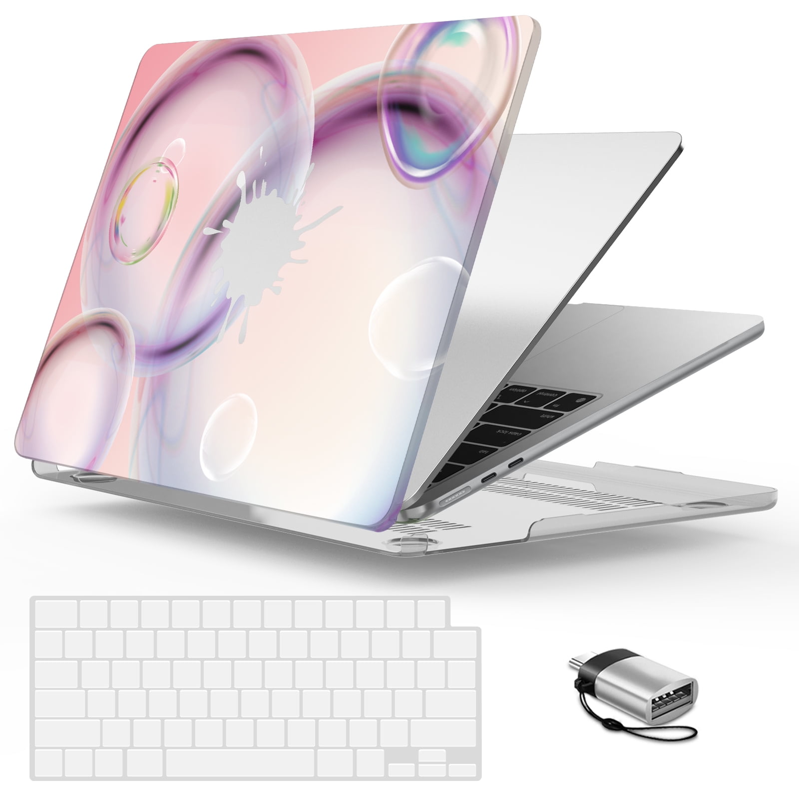 IBENZER Compatible with 2025 2024 2023 2022 MacBook Air 13 inch Case M4 ...