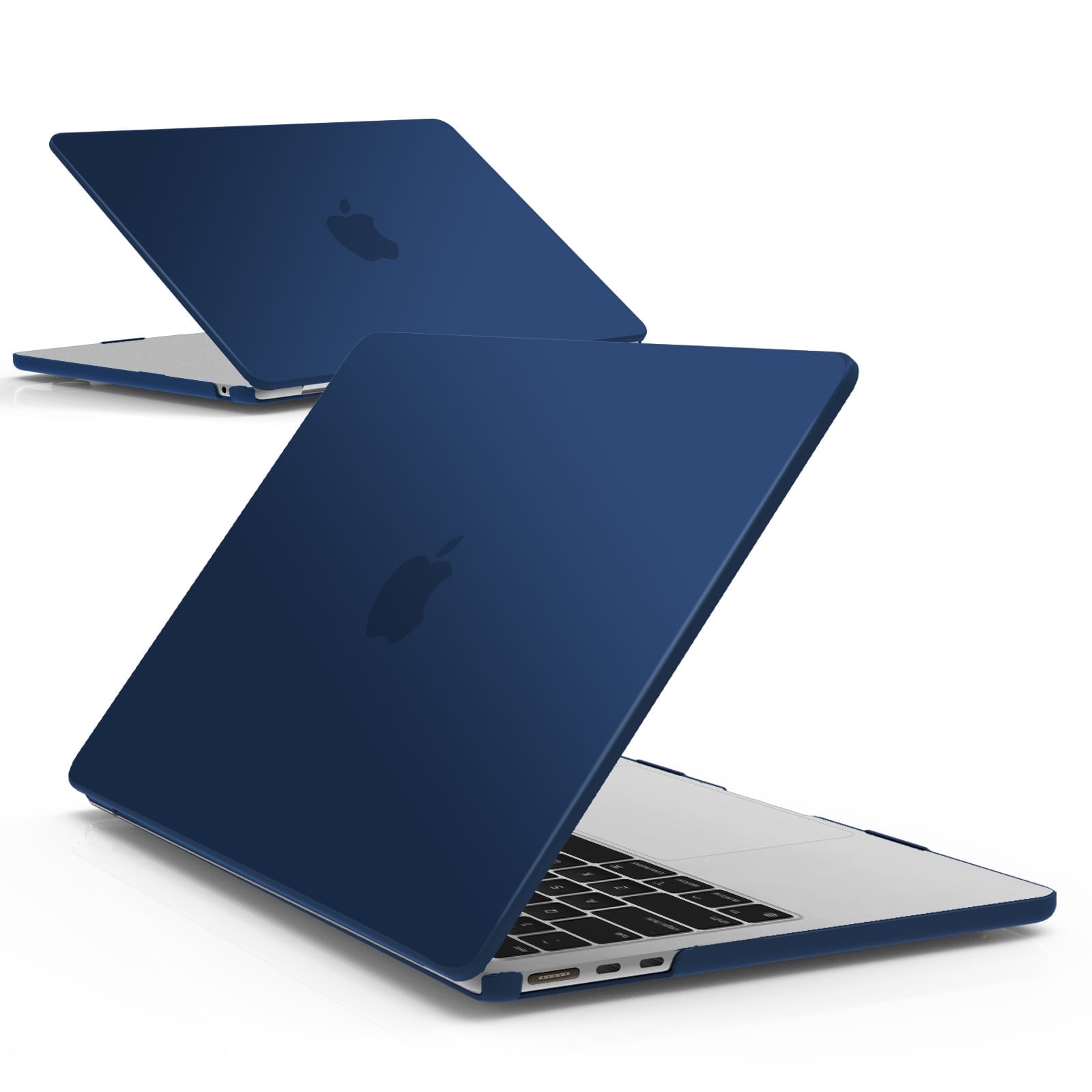 UESWILL Compatibile con MacBook Air 13 M4 M3 M2 2022-2025 modello A3240 A3113 A2681 con display Retina liquido da 13,6 pollici Touch ID, custodia rigida con motivo + panno in microfibra, luna