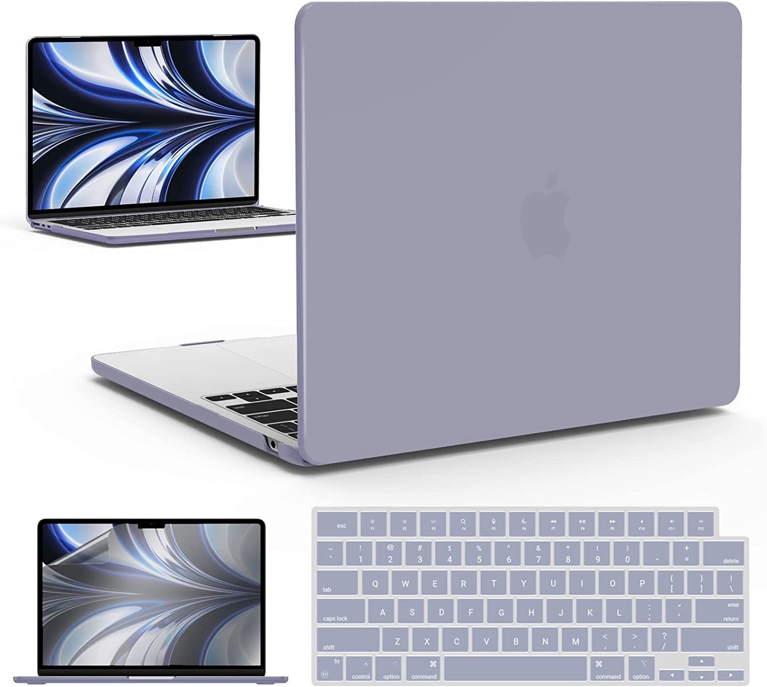 FINPAC Housse pour 13,6 MacBook Air M3/A3113 M2/A2681 2024