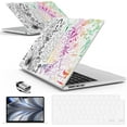 thumbnail image 1 of IBENZER Compatible with 2025 2024 2023 2022 MacBook Air 13 inch case M4 A3240 M3 A3113 M2 A2681, Hard Shell Case & Keyboard Cover & Screen Film & Type-C Adapter for Mac Air 13.6, Brain, 1 of 8