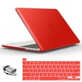 thumbnail image 1 of IBENZER Compatible with 2025 2024 MacBook Pro 13 Inch Case 2025-2016 M2/M1 A2338 A2289 A2251 A2159 A1989 A1706 A1708, HardShell Case&Keyboard Cover&Type C for Mac Pro 13, Red, W-T13-RD+1TC, 1 of 10