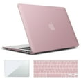 thumbnail image 1 of IBENZER Compatible with MacBook Air 11 Inch Case A1370 A1465, Hard Shell Case with Keyboard Cover & Screen Protector for Mac Air 11, Rose Gold, W-A11-MPK+1, 1 of 10