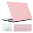 thumbnail image 1 of IBENZER Compatible with MacBook Air 11 Inch Case A1370 A1465, Hard Shell Case with Keyboard Cover & Screen Protector for Mac Air 11, Rose Quartz, W-A11-RQ+1, 1 of 10