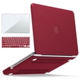 thumbnail image 1 of IBENZER Compatible with MacBook Pro 13 Inch Case 2012-2008 A1278, Plastic Hard Shell Case with Keyboard Cover & Screen Protector for Old Version Mac Pro 13 with CD-ROM, Wine Red, W-P13WR+2, 1 of 8