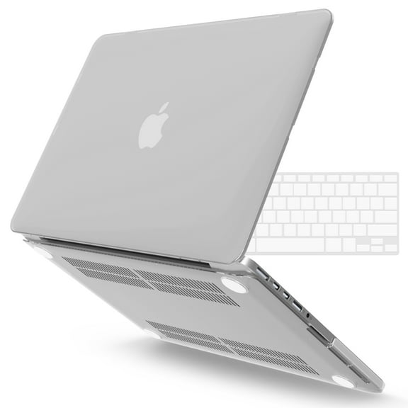 IBENZER Compatible with MacBook Pro 13 Inch Case 2015-2012 A1502 A1425, Hard Shell Case with Keyboard Cover for Old Version Mac Pro Retina 13, Clear, W-R13-CL+1