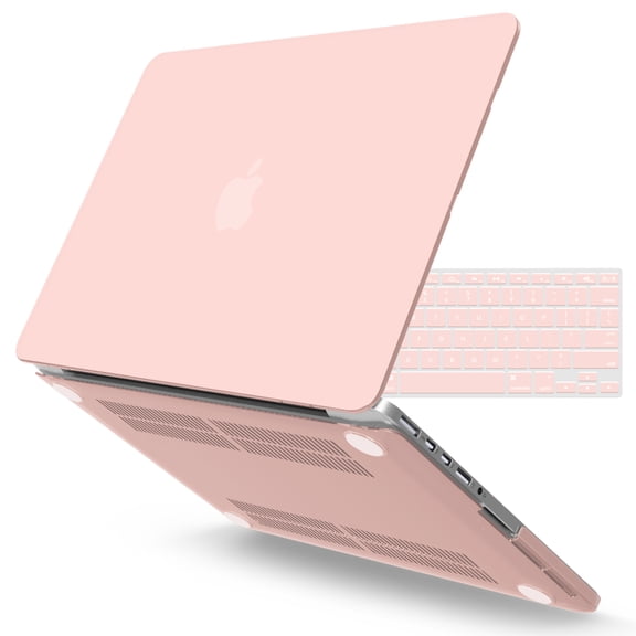 IBENZER Compatible with MacBook Pro 13 Inch Case 2015-2012 A1502 A1425, Hard Shell Case with Keyboard Cover for Old Version Mac Pro Retina 13, Sakura Pink, W-R13-SKPK+1