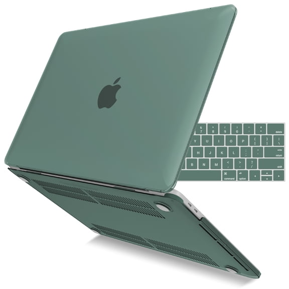 IBENZER Compatible with Macbook Pro 15 Inch Case 2019 2018 2017 2016 A1990 A1707, Plastic Hard Shell Case with Keyboard Cover for Mac Pro 15 Touch Bar,&nbsp;Midnight Green, W-T15MTGN+1