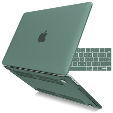 IBENZER Compatible with Macbook Pro 15 Inch Case 2019 2018 2017 2016 A1990 A1707, Plastic Hard Shell Case with Keyboard Cover for Mac Pro 15 Touch Bar, Midnight Green, W-T15MTGN+1