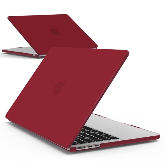 IBENZER Compatible with New 2025 2024 2023 MacBook Air 15 inch case M4 A3241 M3 A3113 M2 A2941 Hard Shell Case for Mac Air 15.3" Wine Red