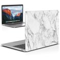 thumbnail image 1 of IBENZER Hard Shell Case Compatible with MacBook Air 13 inch 2022 2021 2020 M1 A2337 A2179 A1932, Hard Shell Case for Mac Air 13 Retina Display with Touch ID, White Marble, W-MAT13-WHMB, 1 of 8