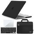 thumbnail image 1 of IBENZER Hard Shell Case for MacBook Pro 13 Inch 2015-2012 A1502 A1425, Hard Shell Case with Bag & Keyboard Cover & Screen Protector for Old Version Mac Pro Retina 13, Black, W-R13-BK+3SP, 1 of 8