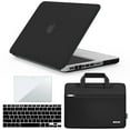 thumbnail image 1 of IBENZER Hard Shell Case for MacBook Pro 13 Inch A1278 2012-2008, Hard Shell Case with Bag & Keyboard Cover & Screen Protector for Old Version Mac Pro 13 CD-ROM, Black, W-MP13-BK+3SP, 1 of 8