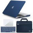 thumbnail image 1 of IBENZER Hard Shell Case for MacBook Pro 13 Inch A1278 2012-2008, Hard Shell Case with Bag & Keyboard Cover & Screen Protector for Old Version Mac Pro 13 CD-ROM, Navy Blue, W-MP13-NVBL+3SP, 1 of 9