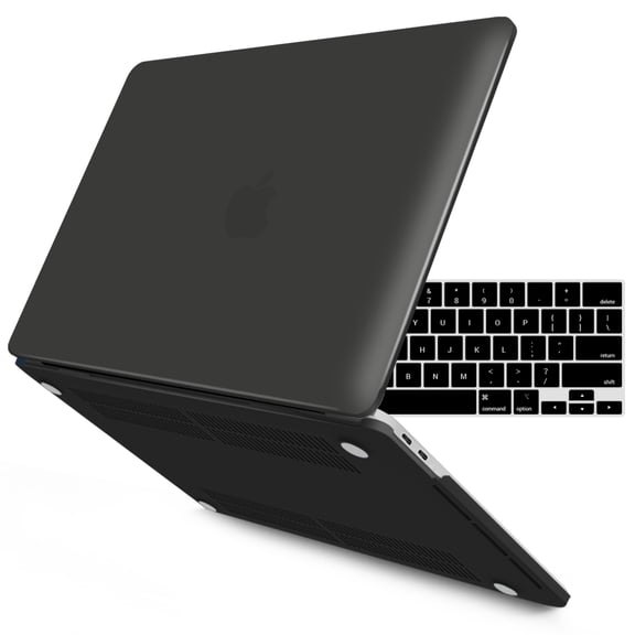 IBENZER Hard Shell MacBook Pro 16 Inch Case A2141 Release 2020 2019, Hard Shell Case with Keyboard Cover for Old Version Mac Pro 16 inch, Black, T16-BK+1