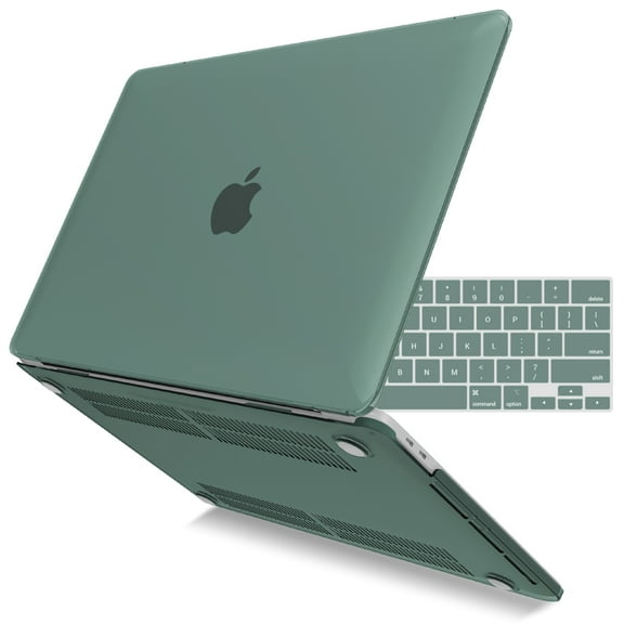 IBENZER Hard Shell MacBook Pro 16 Inch Case A2141 Release 2020 2019, Hard Shell Case with Keyboard Cover for Old Version Mac Pro 16 inch, Midnight Green, T16-MTGN+1