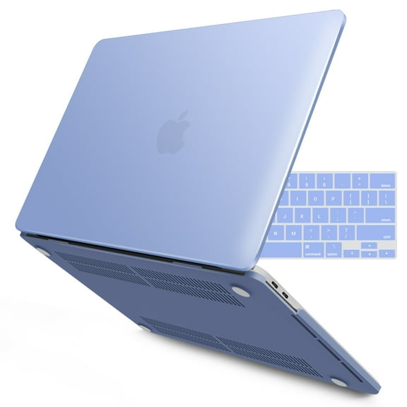 IBENZER Hard Shell MacBook Pro 16 Inch Case A2141 Release 2020 2019, Hard Shell Case with Keyboard Cover for Old Version Mac Pro 16 inch, Serenity Blue, T16-SRL+1