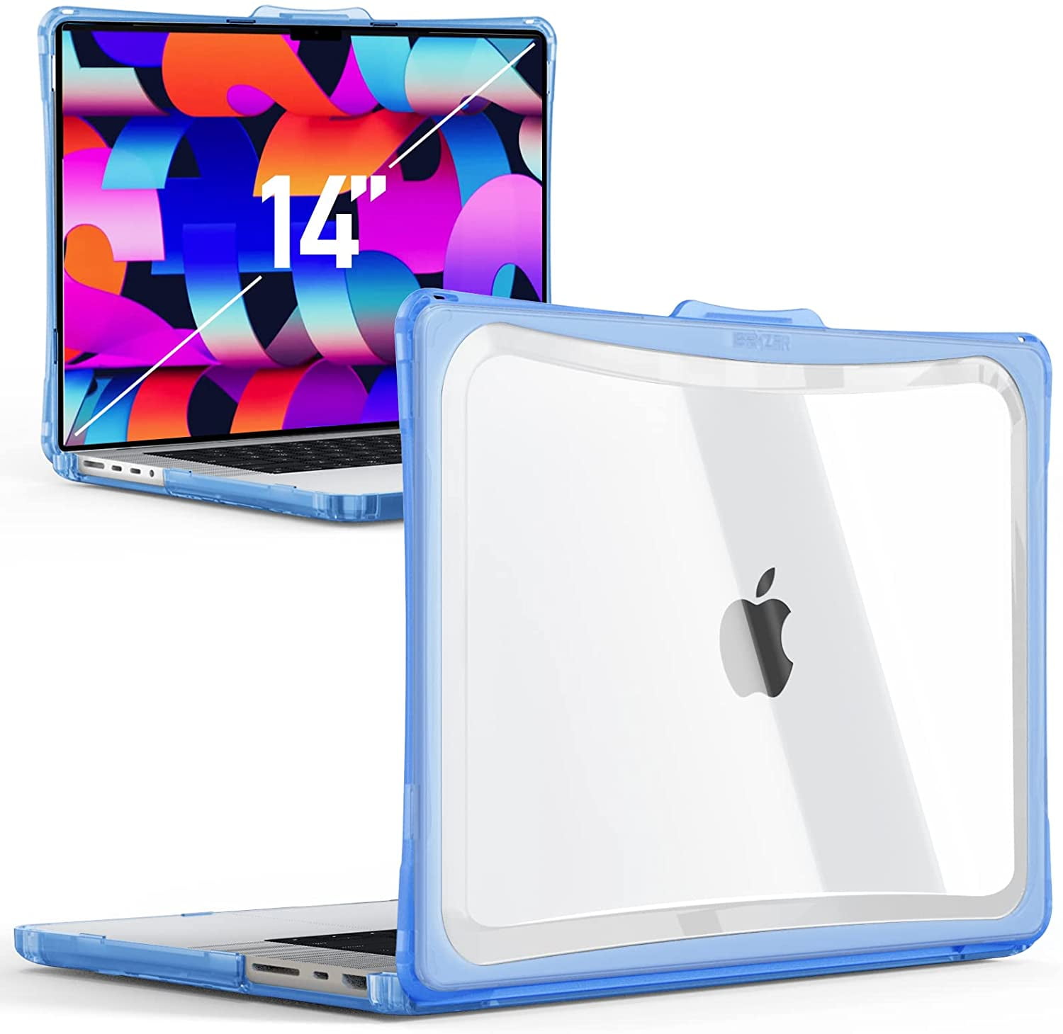 Clear Case for New MacBook Pro 14 inch A2442 2021, GMYLE Clear Case for New MacBook Pro 14 inch A2442 2021, GMYLE